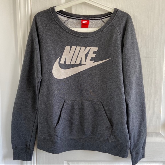 Nike Vintage Grey Crewneck Sweatshirt - Picture 2 of 8